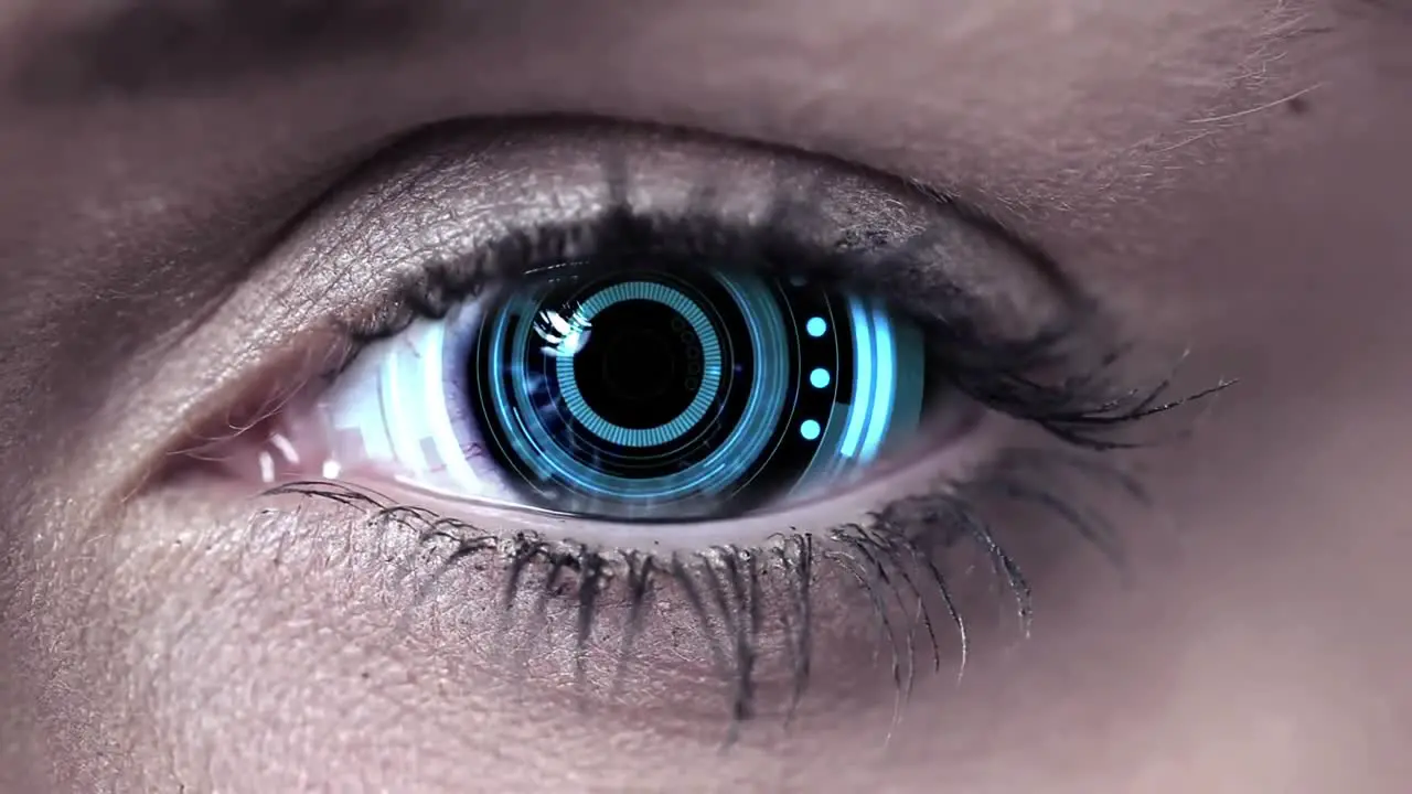 Diseño De Código Tecnológico En Ojo Humano