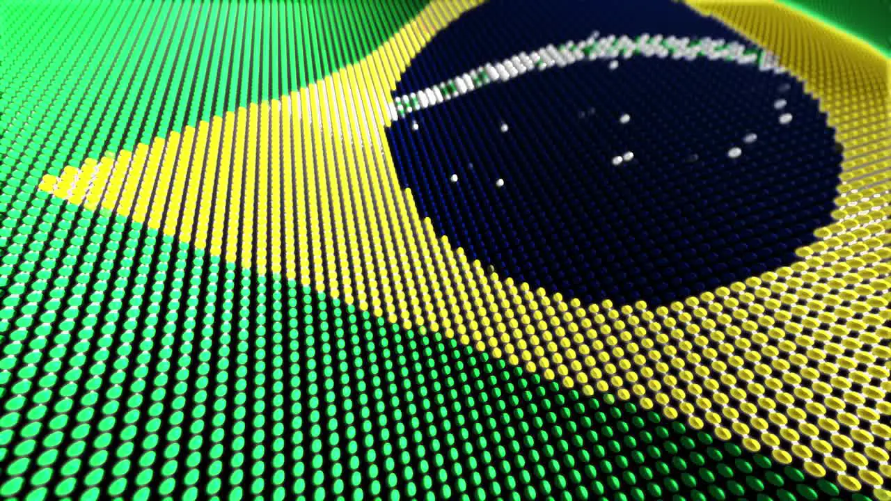 Motion Particle Flag Loop Brazil