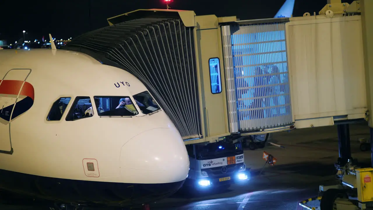 Passengers Boarding Aircraft