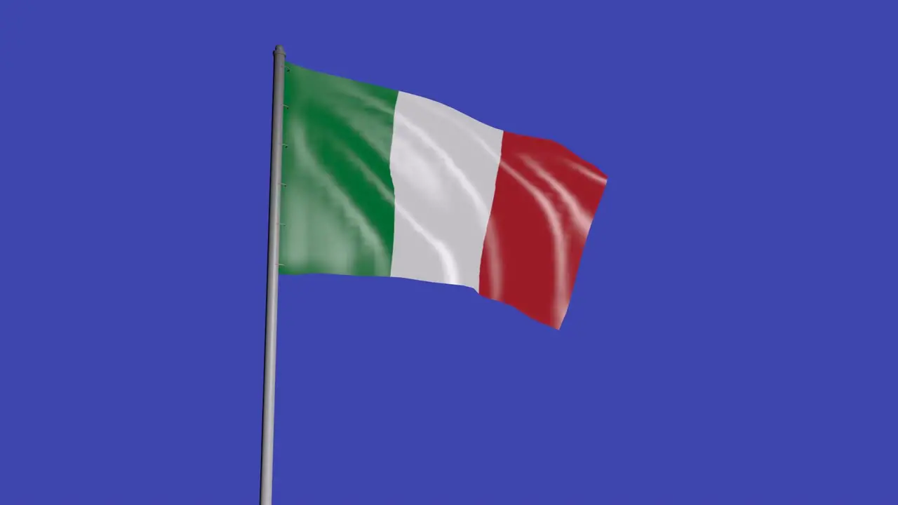 3D Flag of Italy