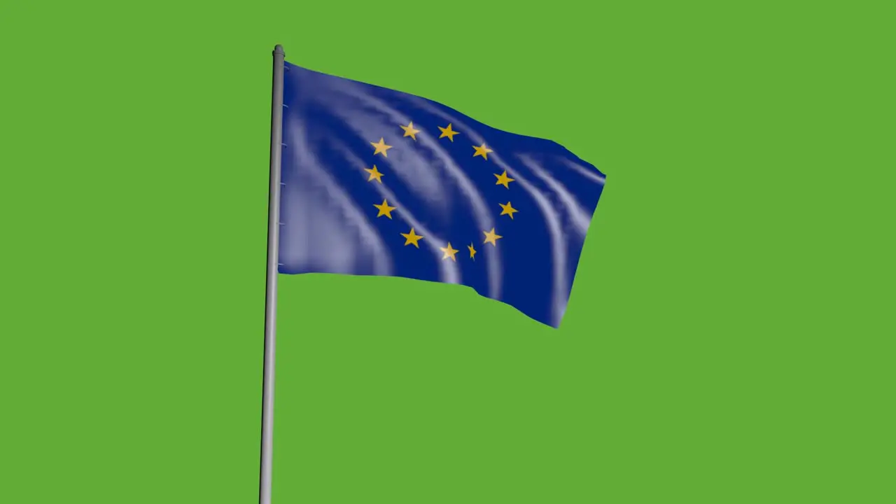 3D Flag of European Union