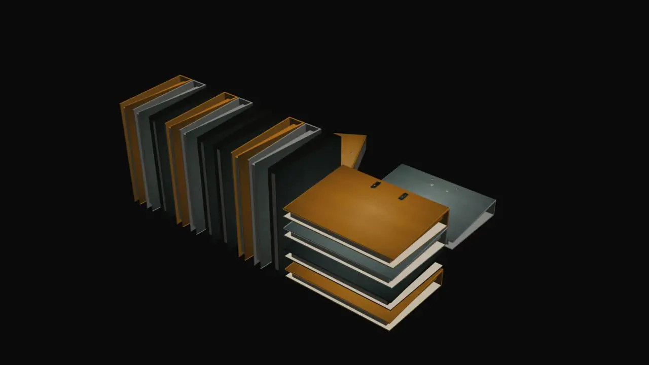 Files Book Binders Motion Background 1622