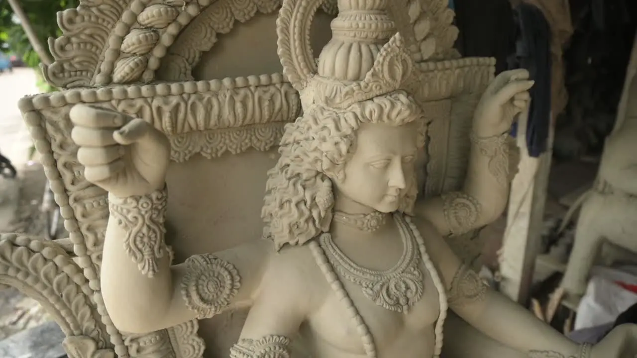 Incomplete sculptures or idols of Hindu Gods and Goddess