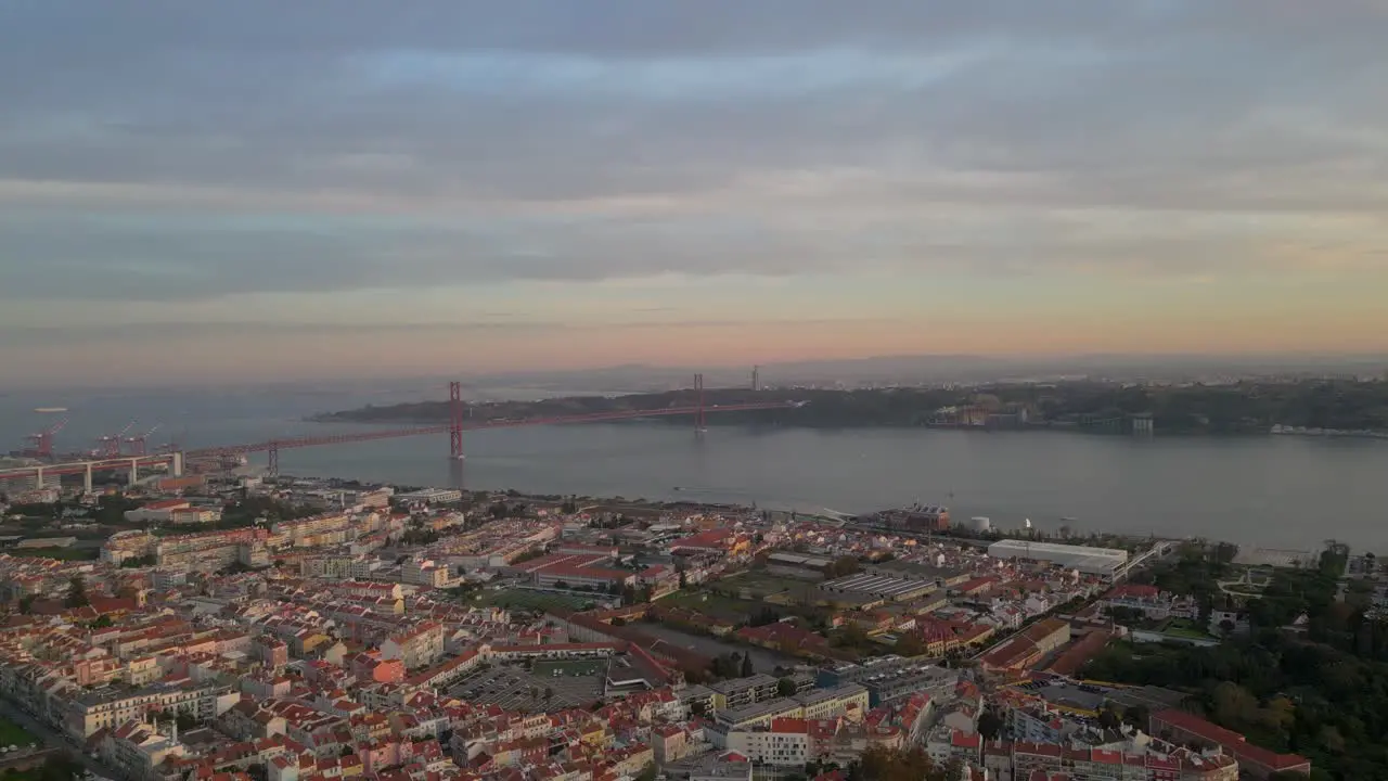 Sunset in Lisbon Portugal