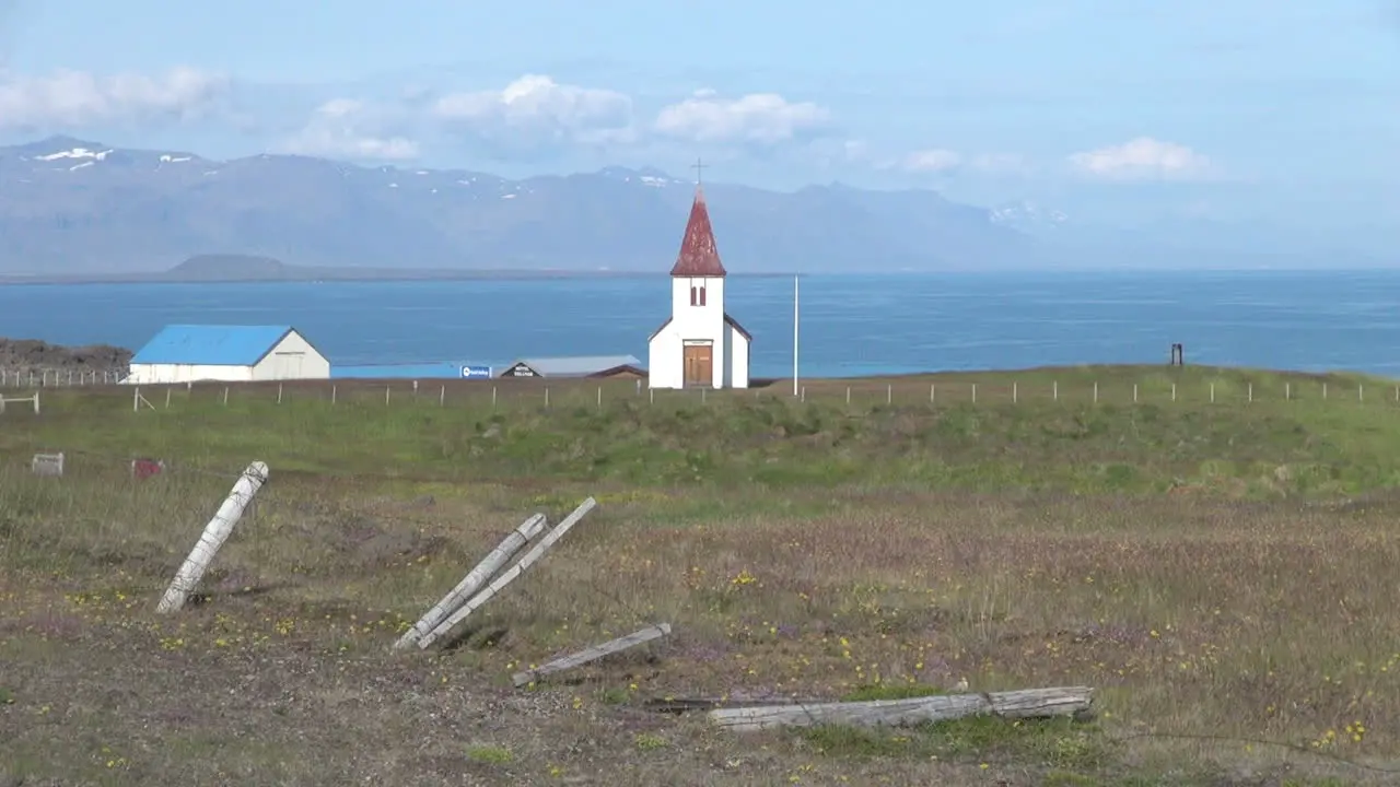 Iceland church at Hellnar