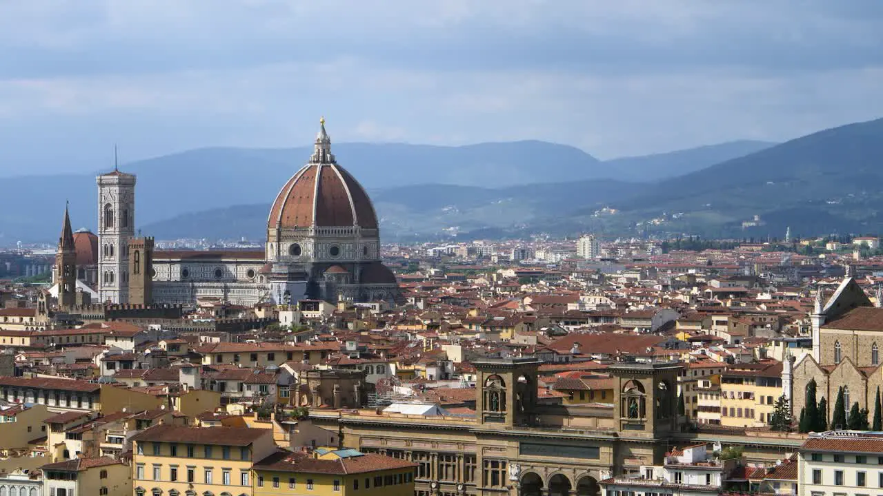 Florence Cathedral Towering Over Cityscape