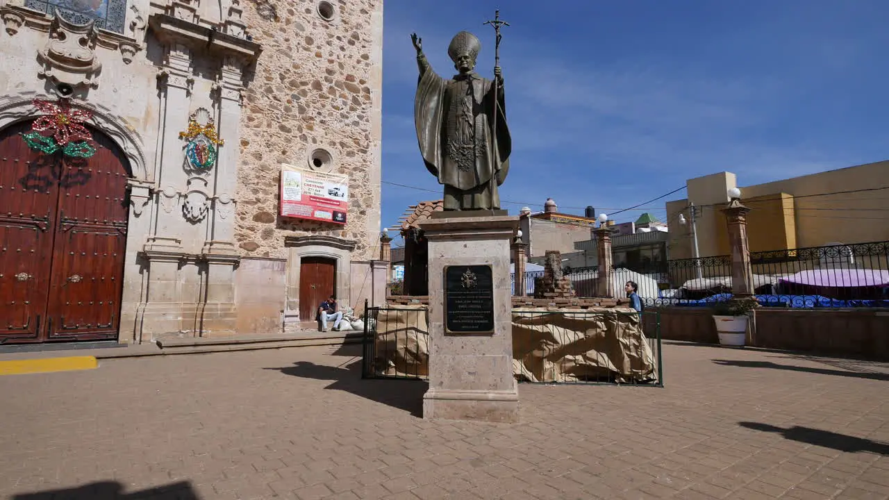 Mexico Arandas Polish Pope Statue