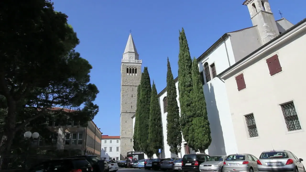 Koper Slovenia church tower