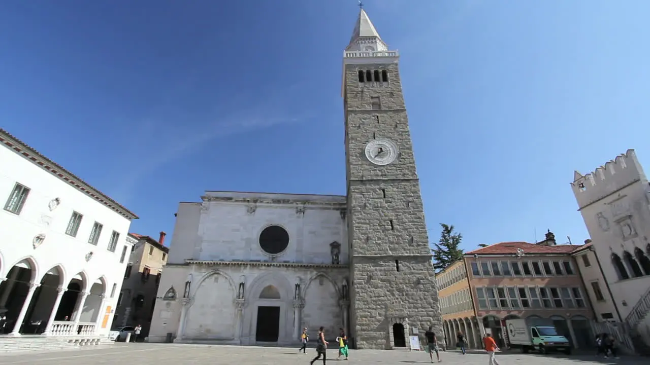 Koper Slovenia church and tower