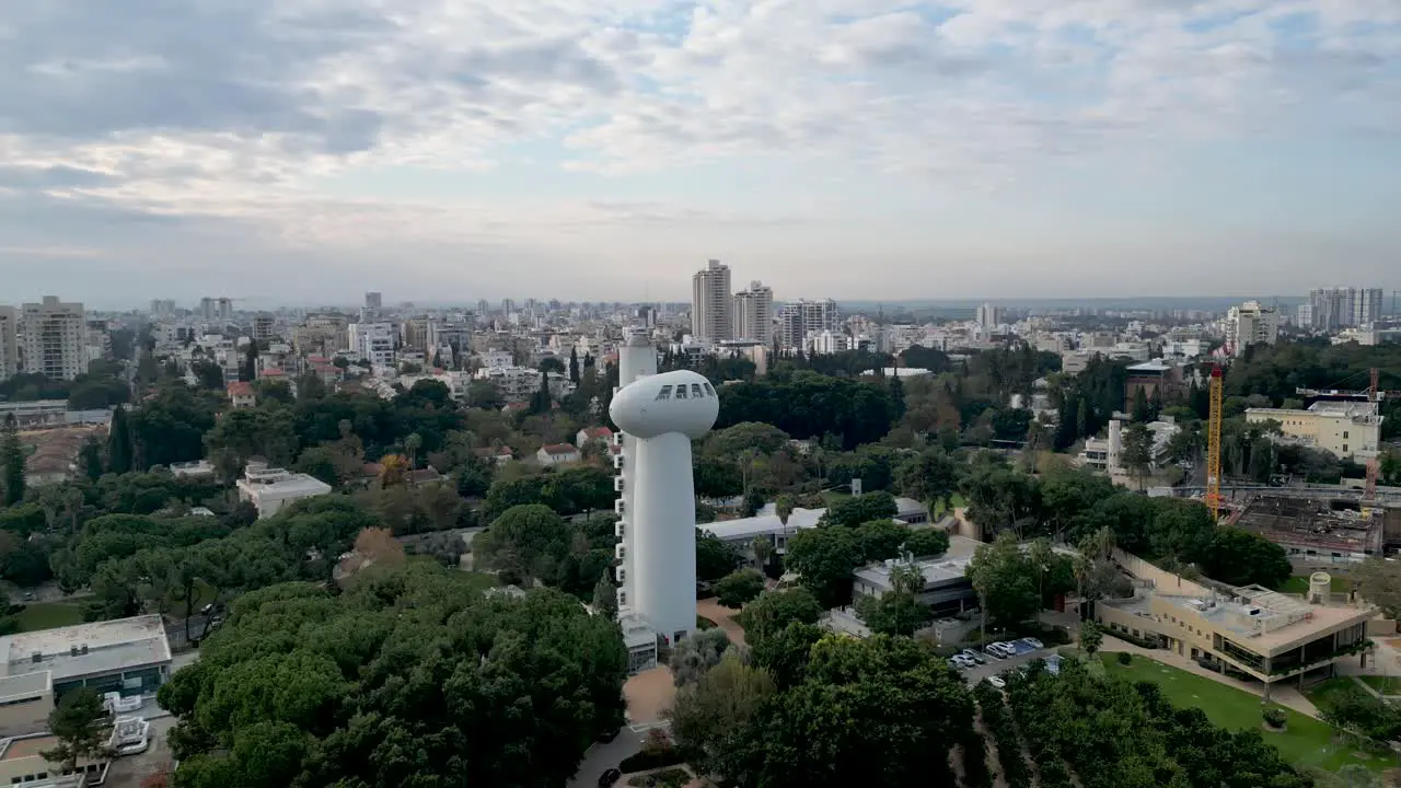 Weizmann Institute of Science Rehovot Israel from a birds view- 4k drone video