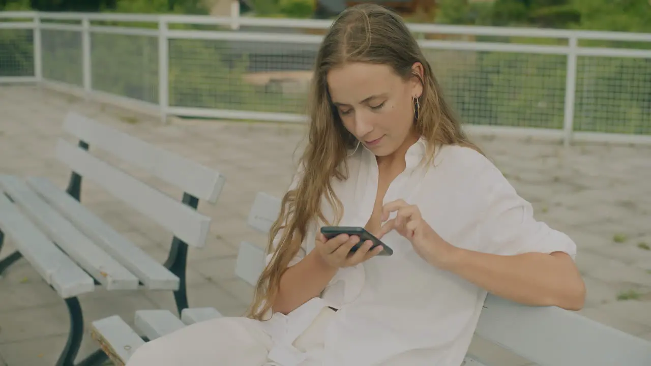 Woman Browsing Social Media