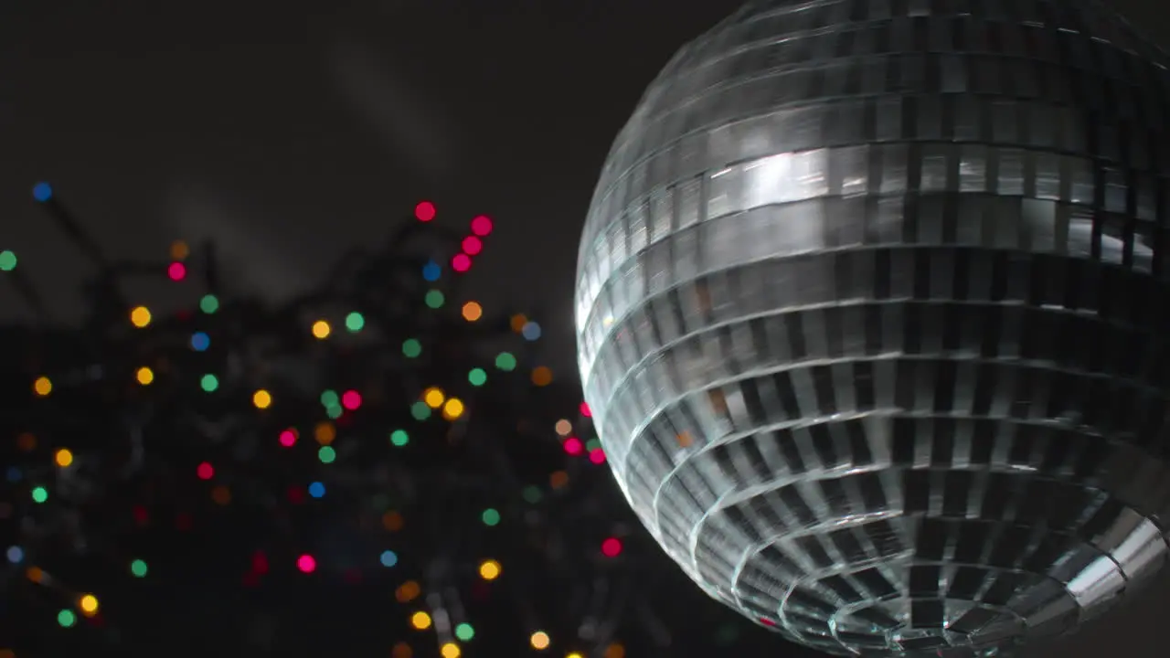 Rotating Discoball and Twinkling Lights