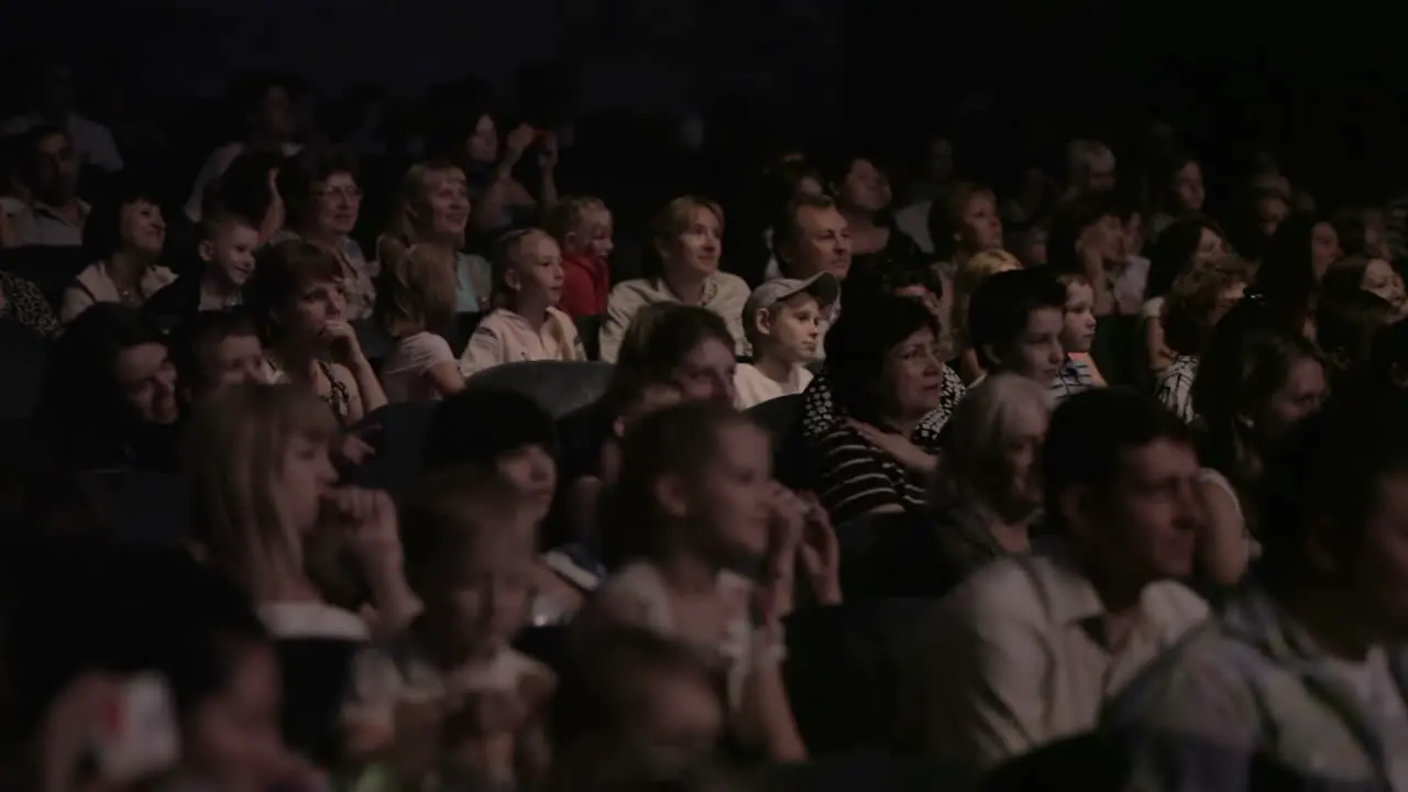 Children watching a show at the theatre 1