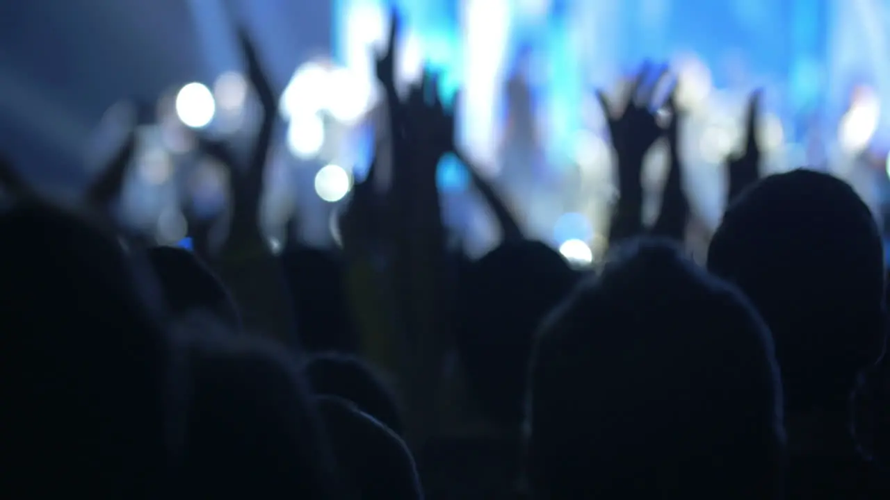 People enjoying the concert