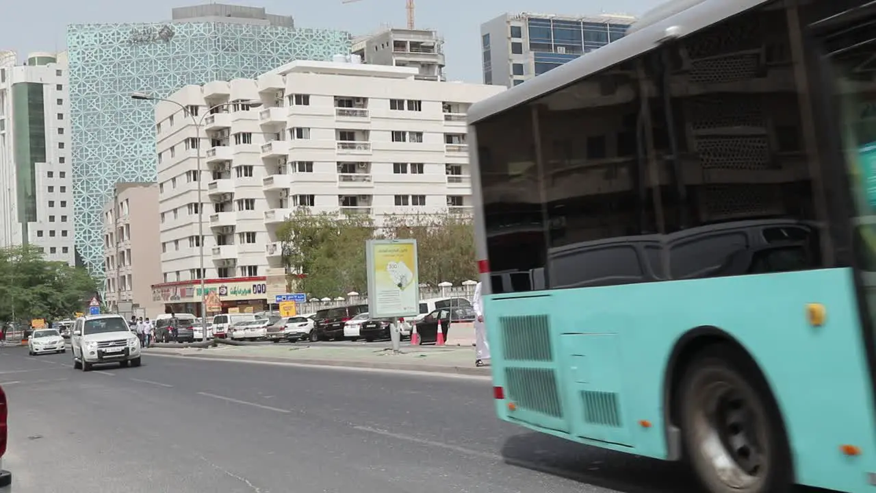 There are buses plying through several routes around Doha connecting it to other parts of Qatar