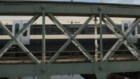 London Train On Railway Bridge