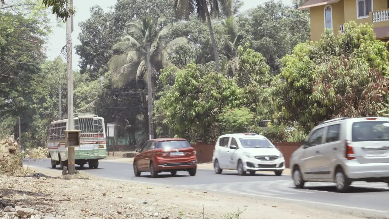 A road in Goa India