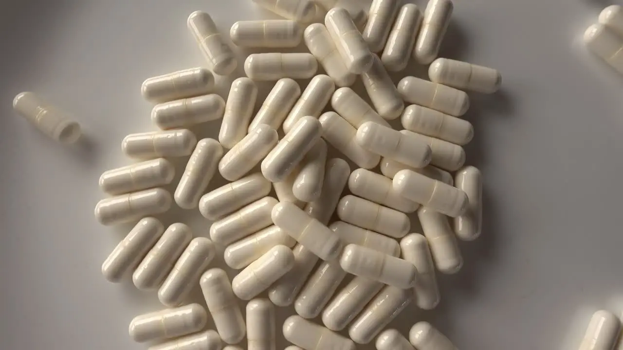 Medical Capsule pills as background