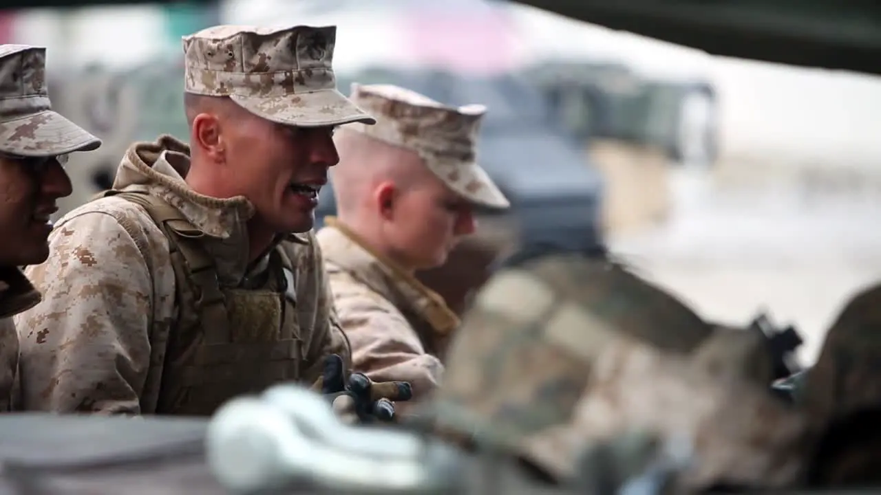 Us Military Gear Is Loaded On To Railcars And Prepared For Cross Country Transport 5