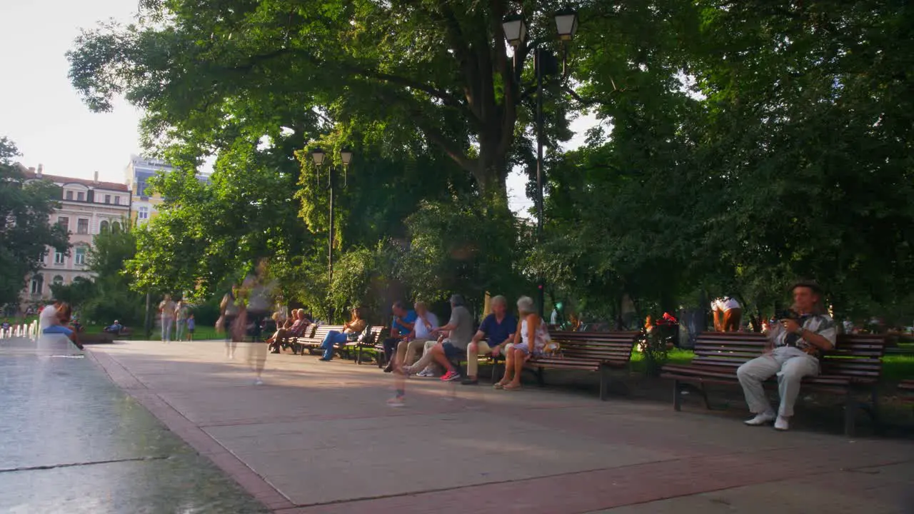 Park Benches Time Lapse