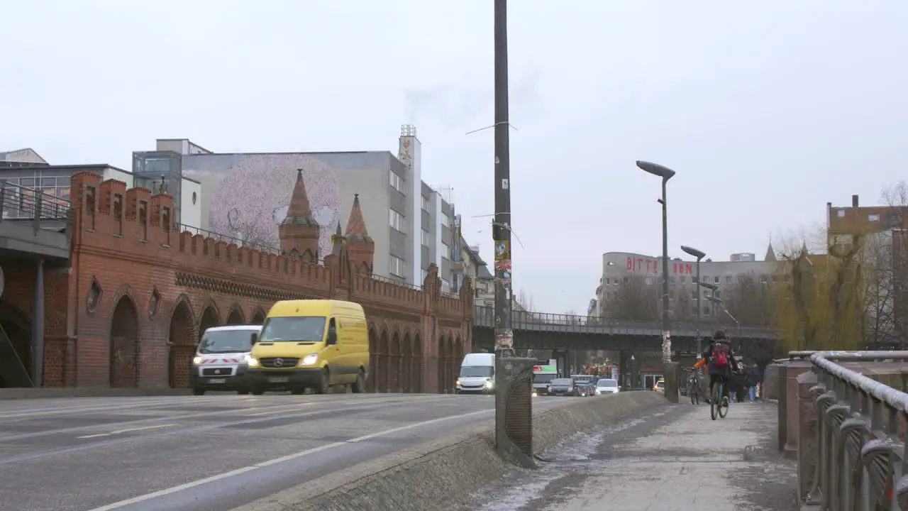 Busy Road in Berlin Germany