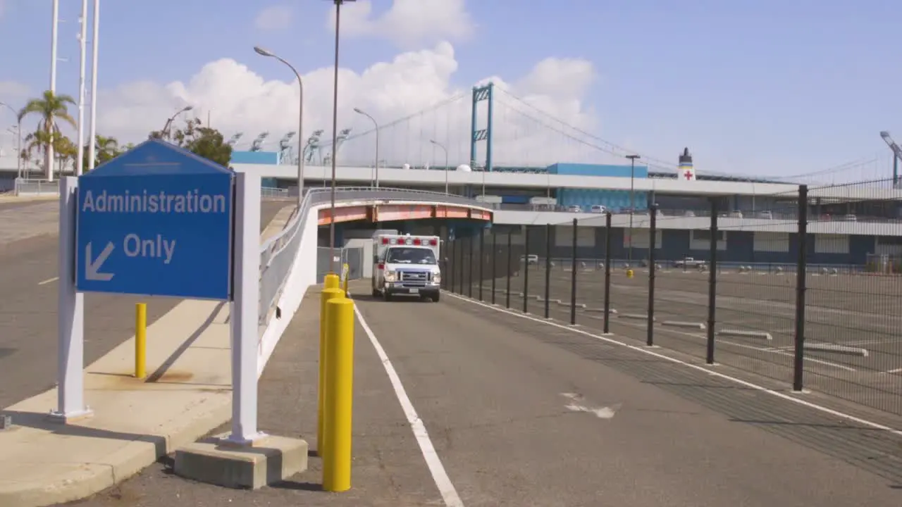 Ambulances Deliver Covid19 Coronavirus Patients To Hospitals During The Pandemic Outbreak Crisis