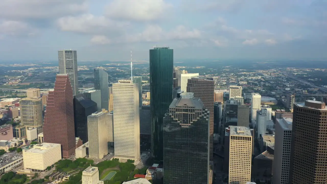 Aerial City Urban Houston Texas Western Helicopter Metropolitian Humanity Town Drone