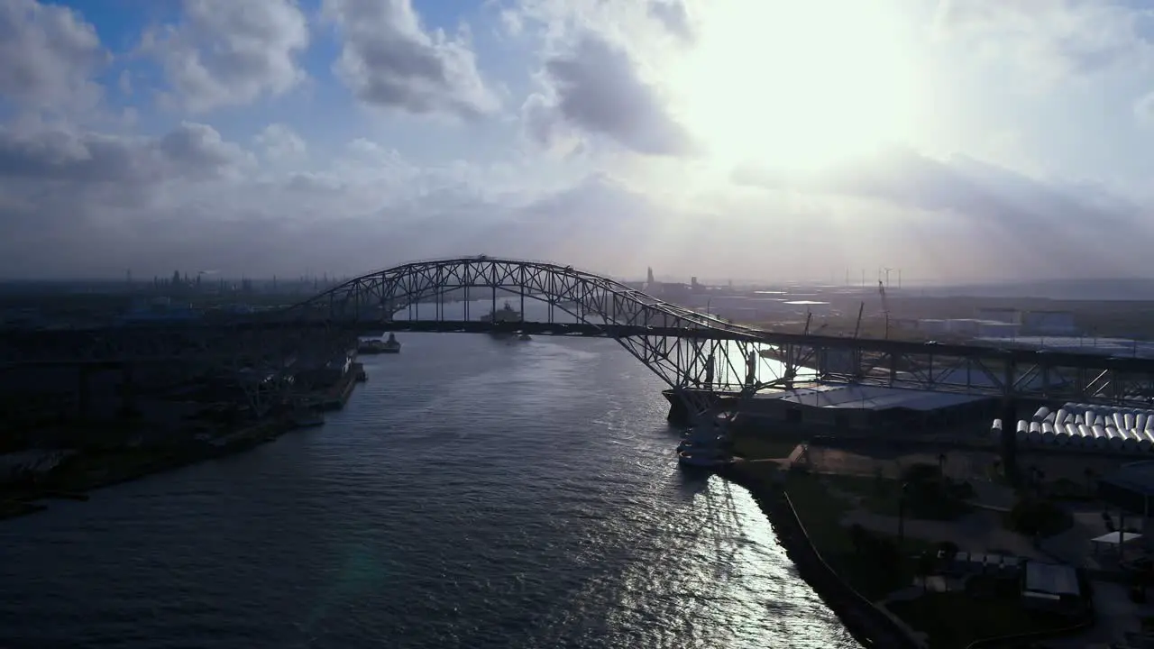 Corpus Christi bridge sunset