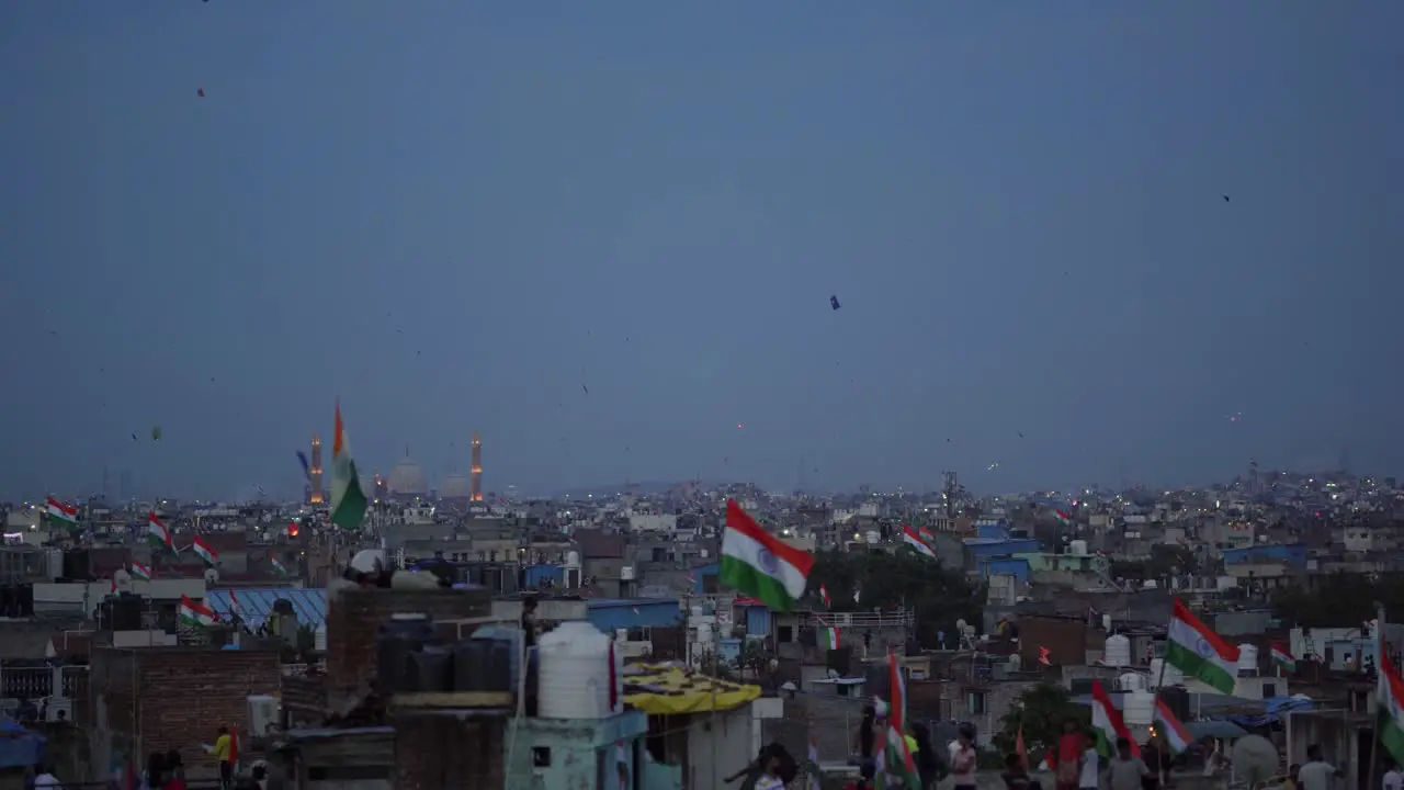 Jama Masjid at night