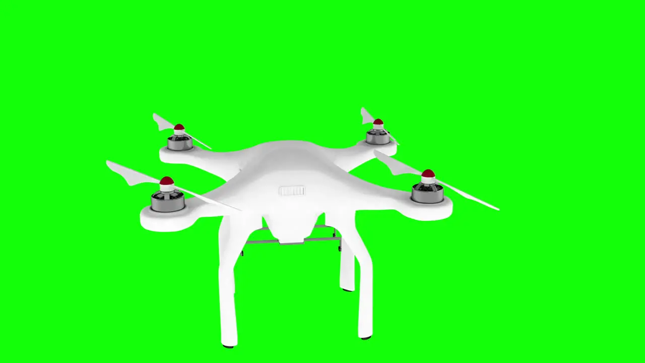 Digitally generated image of drone