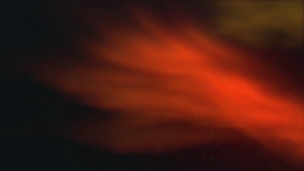 Gorgeous red light beams illuminate dark skyline