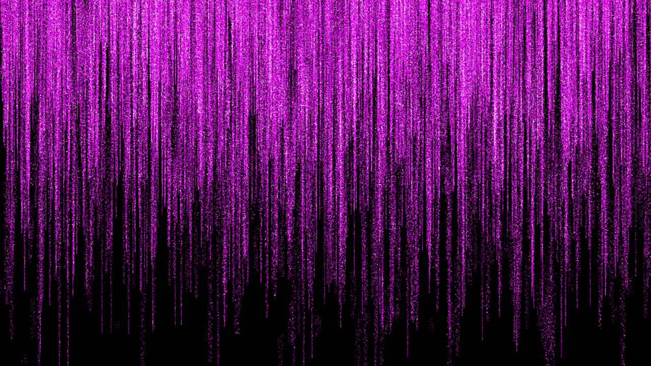 Abstract Purple Glittering Particles Light Rays Rain Seamlessly Looped Background 4K