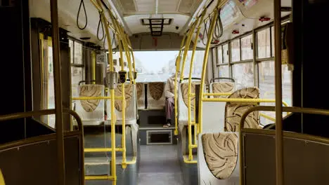 Bus with empty seats