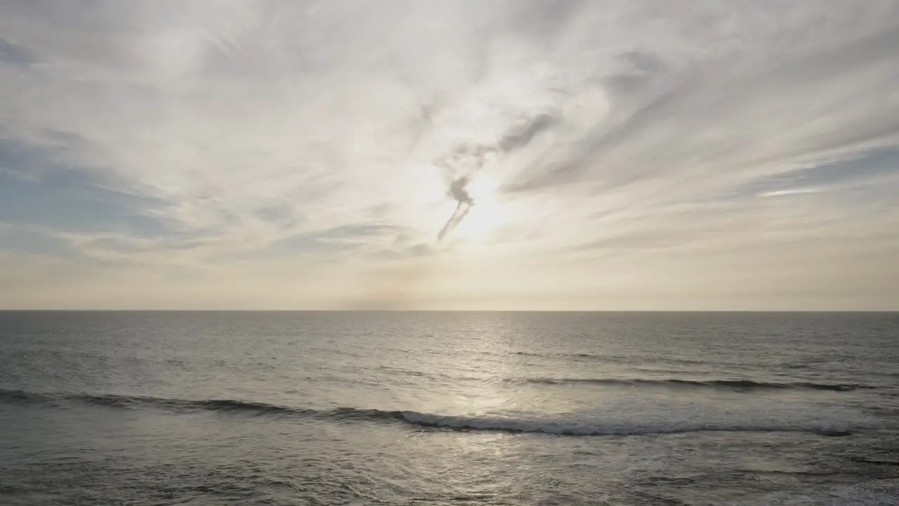 Beautiful sea view during a golden hour in Ericeira Portugal