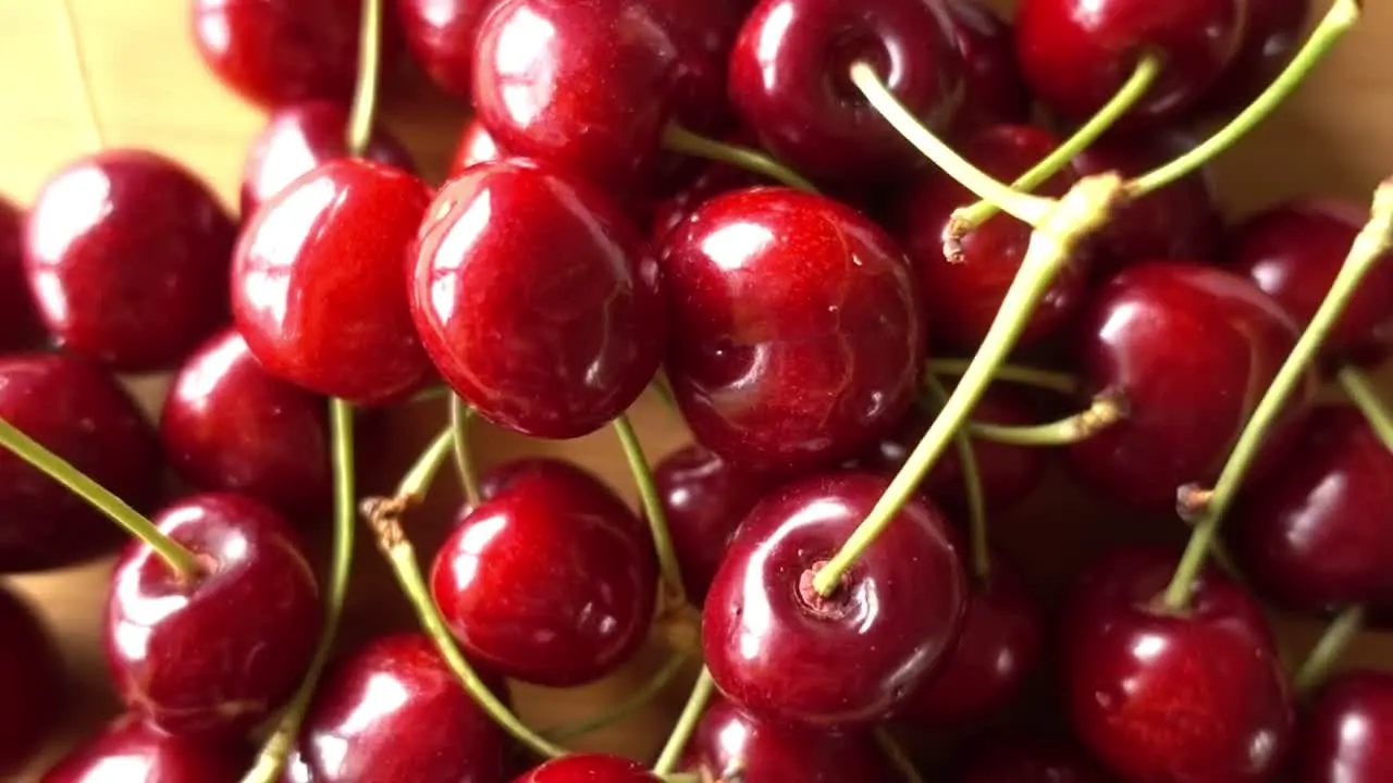 Cherry Background Rotates Fruit Background