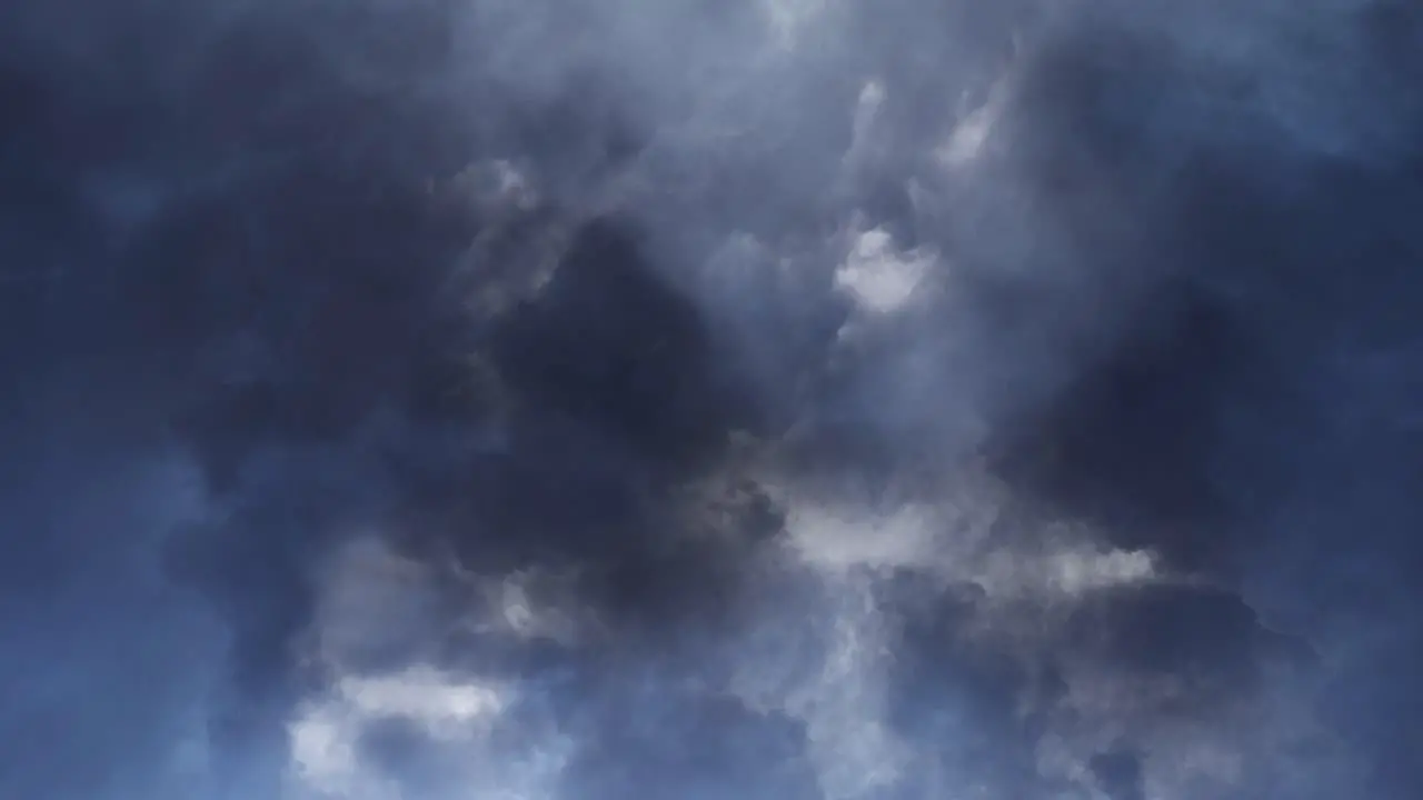 thunderstorm flashes of Lightning sequence