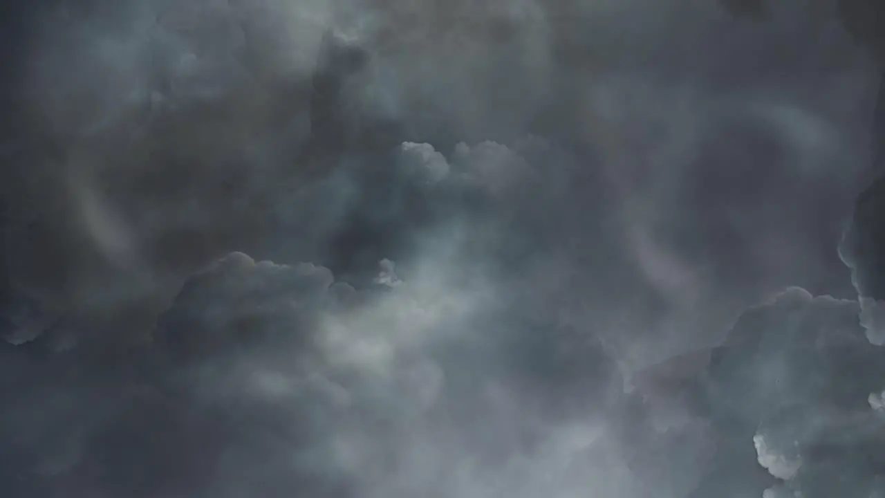 Background Of Storm Clouds Before A Thunderstorms 4K