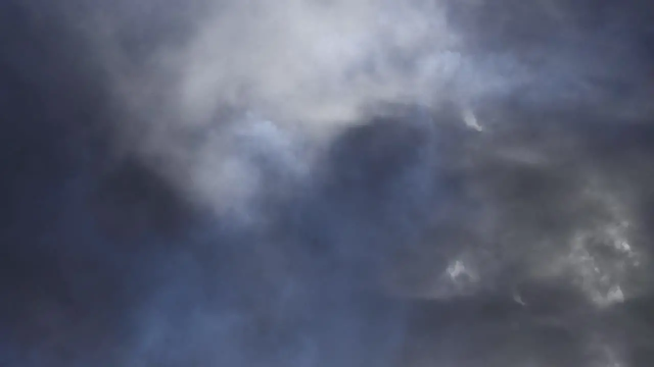 4k thunderstorm and dark clouds