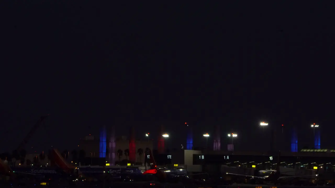 lax airport at night 2