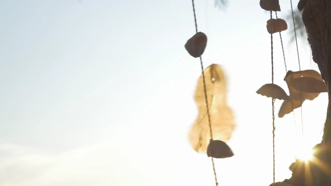 Wind Chime in High Wind