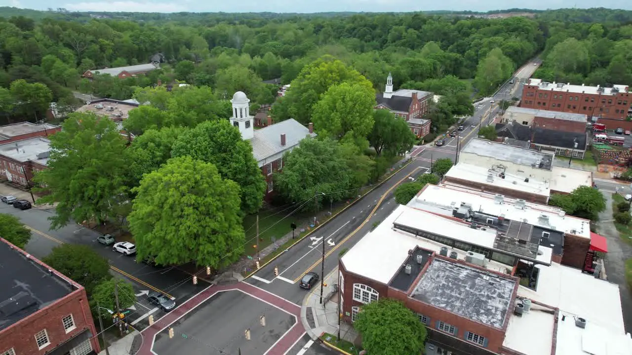 aerial orbit hillsborough nc north carolina