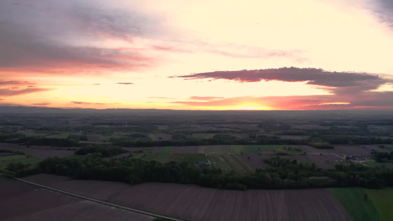 Incredible steady drone footage like it is picture filming beautiful sunset stunning Bosnia and Herzegovina perfect blend of flat land mountains weather sunset and nature