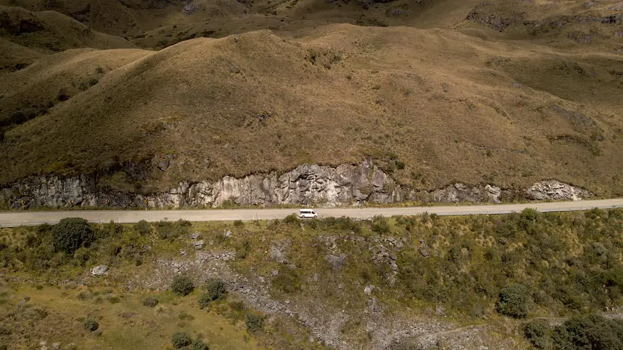 Drone over Cuenca national park Ecuadorian Visual Journey