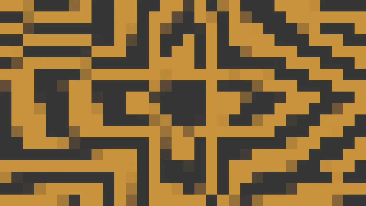 Stunning zigzag pattern with black and yellow squares