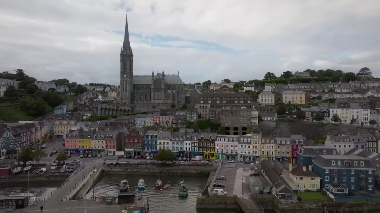 Cobh Port Aerial View St Colman’s Cathedral