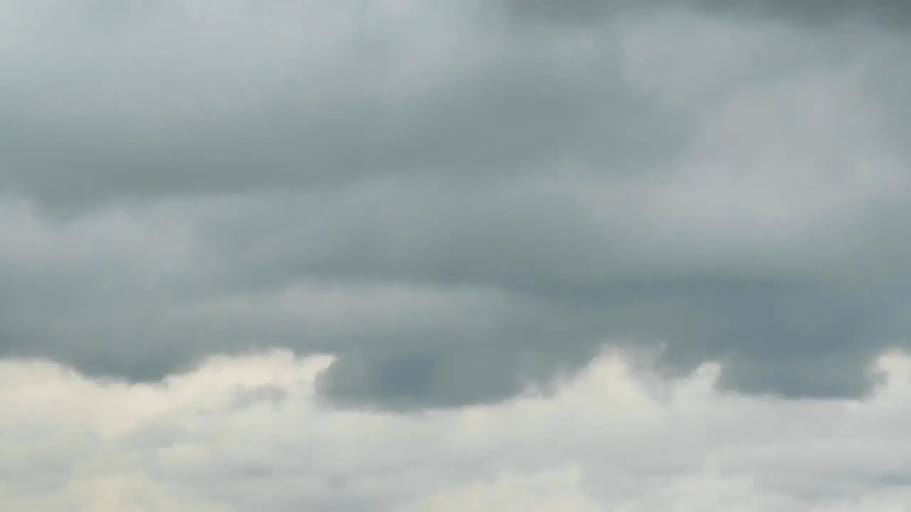 A time-lapse shot with clouds moving backwards