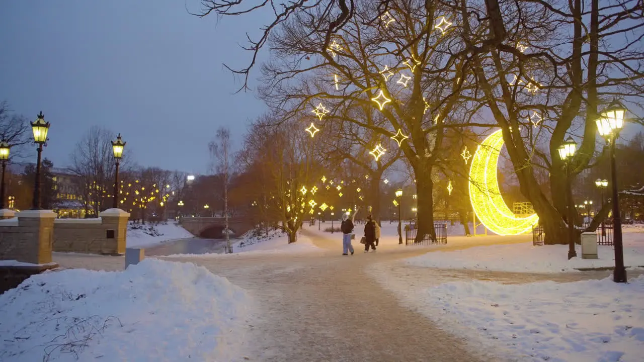 Riga city of Latvia in the month of January