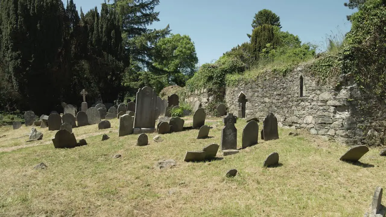 Forbidden Celtic graveyard Wicklow county Ireland