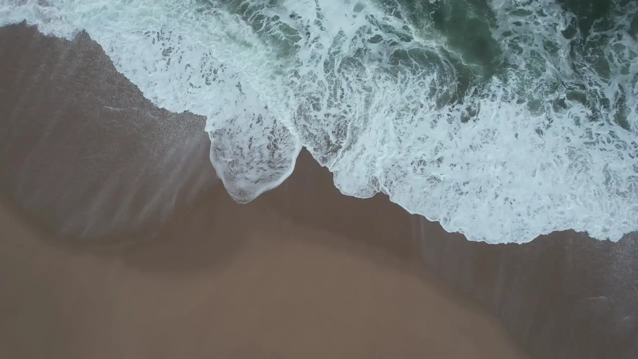 Top Down Waves and Beach 4K