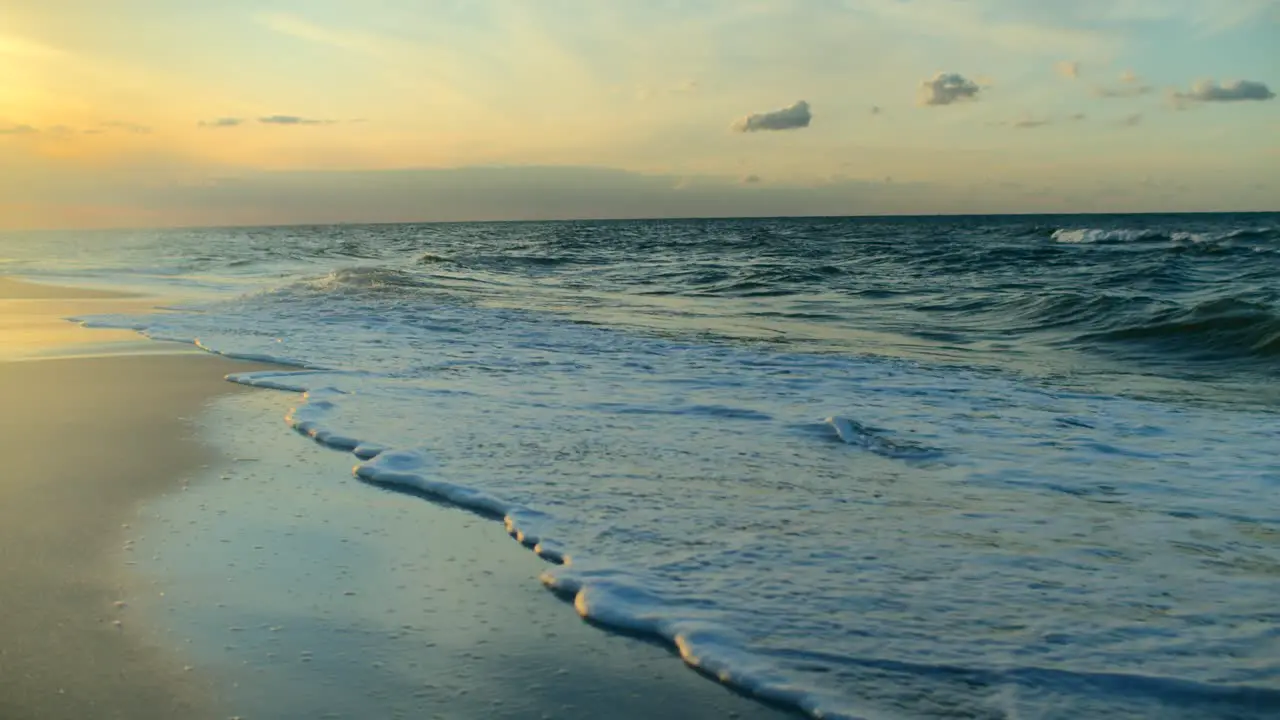 Ocean Shore at Sunrise in Pensacola Florida